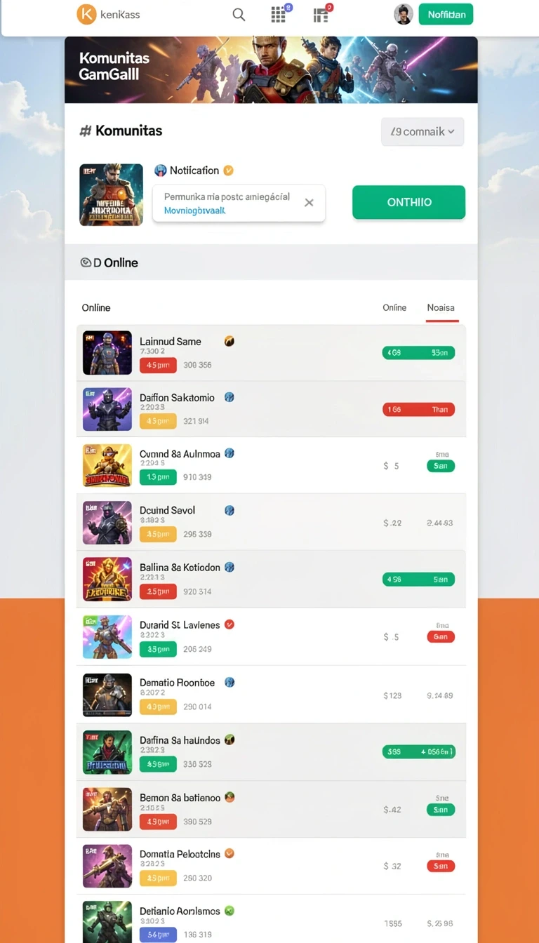 Screenshot galaxy77 nomor 1
